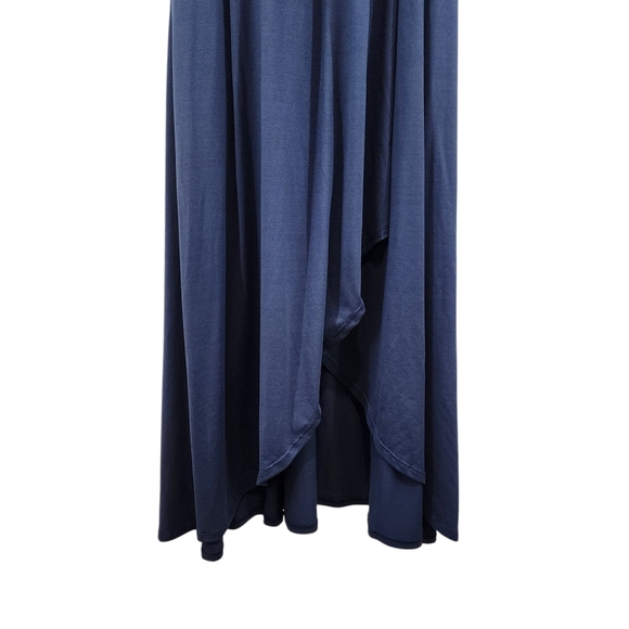 Kiyonna Women's Poly Stretch Wrap-Style Maxi Dress - 1X - Picture 3 of 8